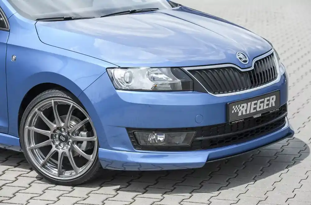 Günstig Rieger Spoilerlippe passend für Skoda Rapid (NH) Spaceback ab 05/2017 Facelift