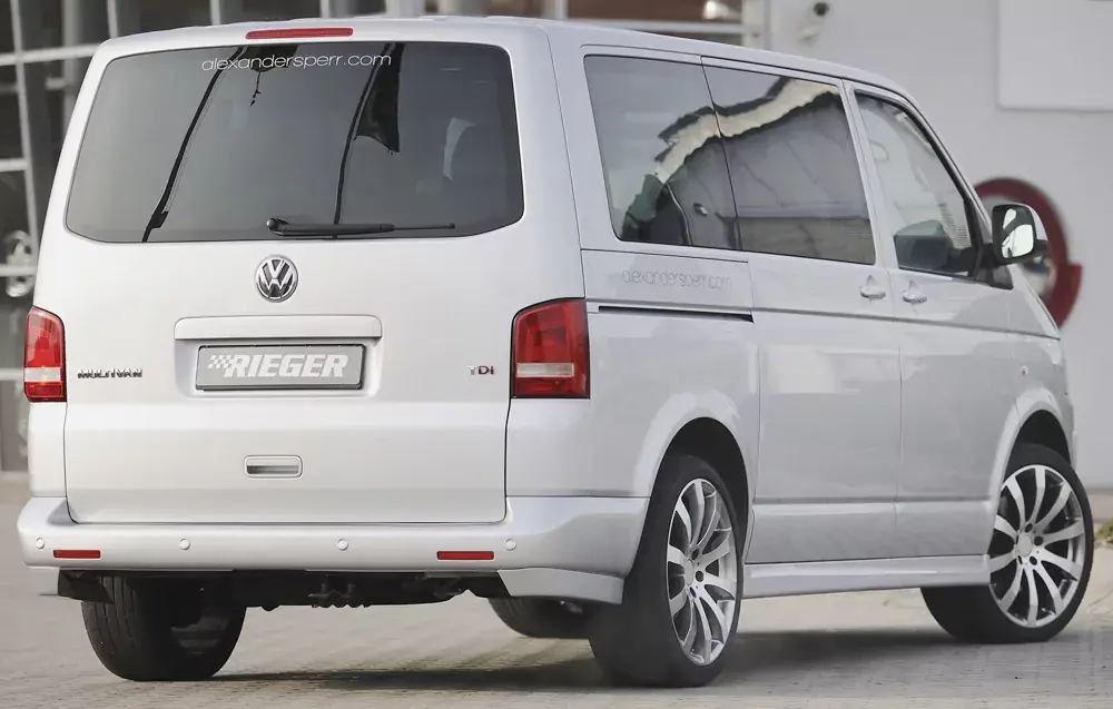 Rieger Heckschürzenansatz passend für VW T5 Bus 04.03-08.09 Neu Im Sortiment