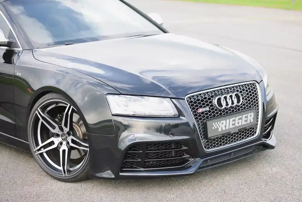 Sonderaktion Rieger Spoilerstoßstange passend für Audi A5 Cabrio B8/B81 (06/07–07/11)