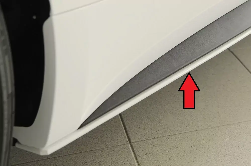 Highlight Rieger Seitenschweller rechts passend für Audi A5 S5 (B9/F5) Cabrio 11.16–12.19