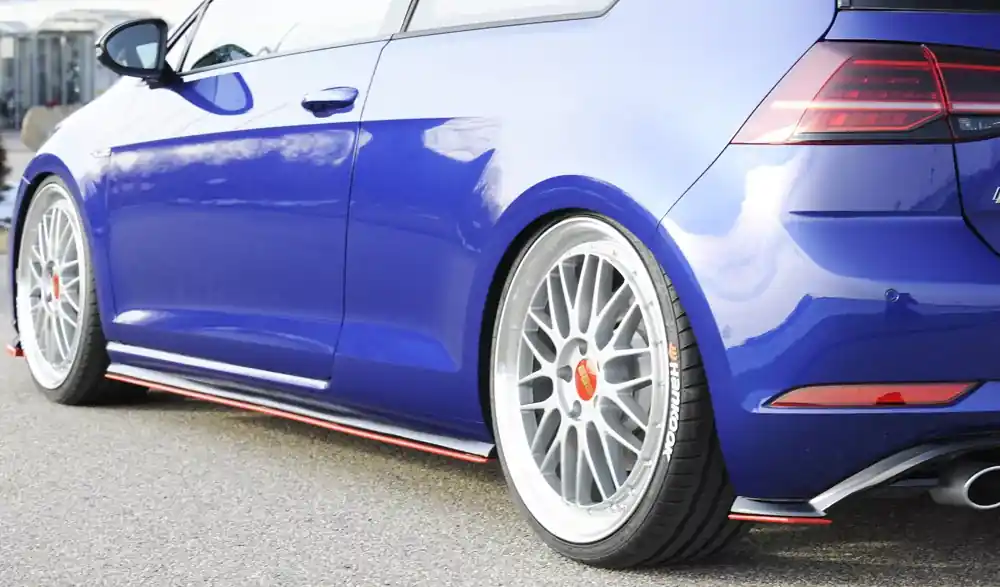 Rieger Heckschürzenansatz rechts passend für VW Golf 7 R ab 02/2017 Saisonangebot