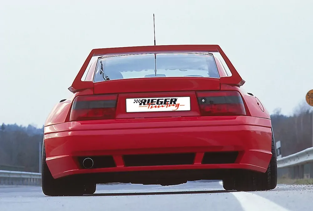 Rieger Heckschürze Breitbau III passend für Opel Calibra (A) 3-tür. ab 03/1990 Begrenztes Angebot