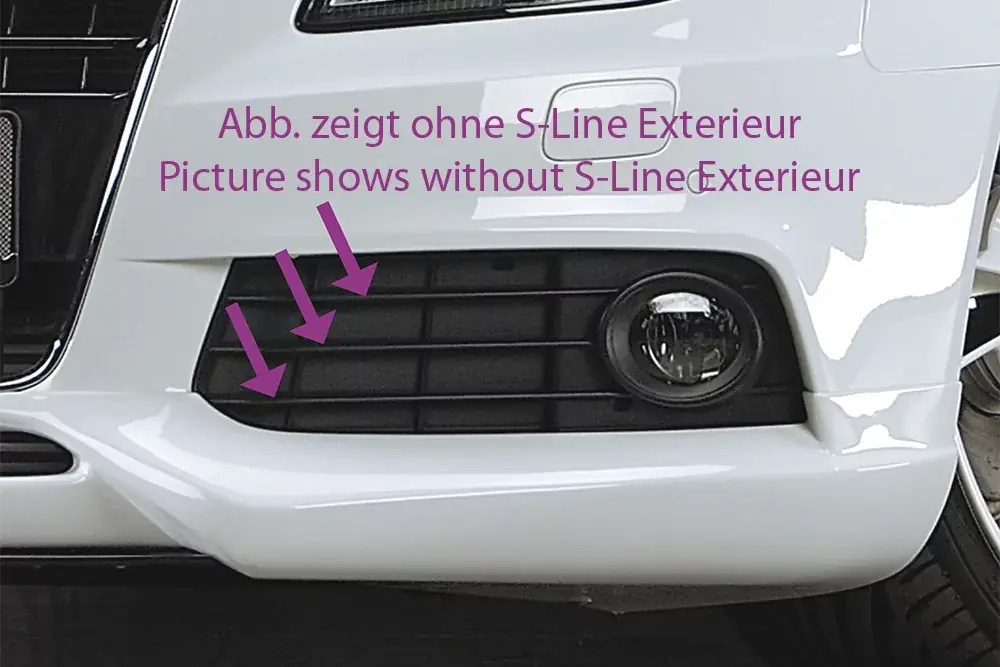 Rieger Spoilerlippe passend für Audi A4 (B8/B81) Limousine 11.07–12.11 (bis Facelift) Aktuell