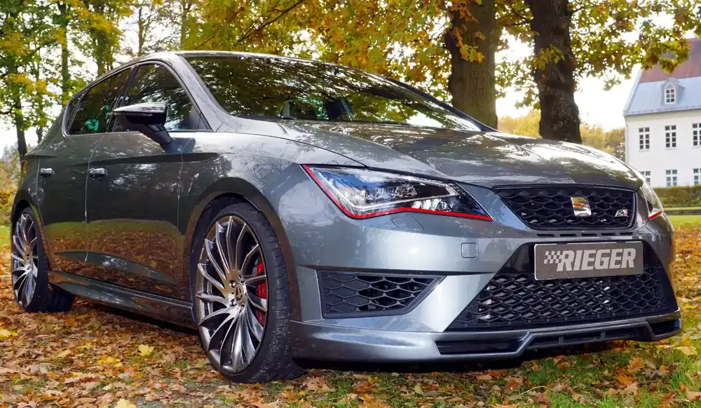 Rieger Spoilerlippe passend für Seat Leon FR (5F) 5-türig (ST/Kombi) 01.13–12.16 Ausverkauf