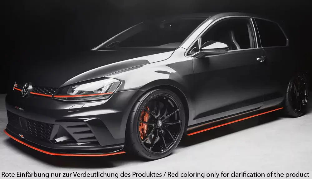 Neu Rieger Spoilerschwert passend für VW Golf 7 GTI Clubsport