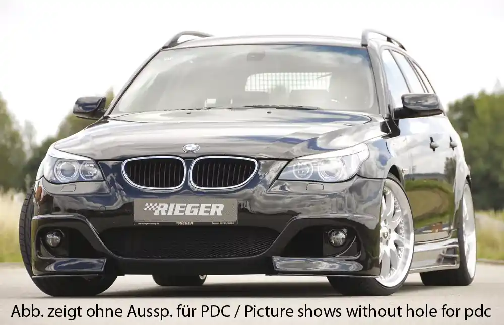 Bestpreis Rieger Spoilerstoßstange passend für BMW 5er E60 Lim. bis 2008