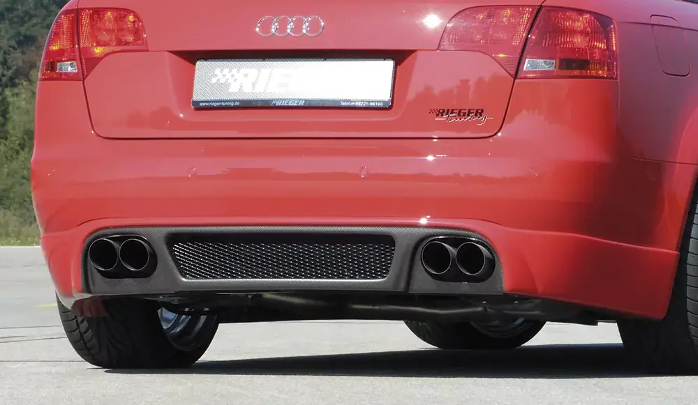 Mega-Angebot Rieger Heckschürzenansatz passend für Audi A4 (8E) Typ B7 Lim. ab 11/2004