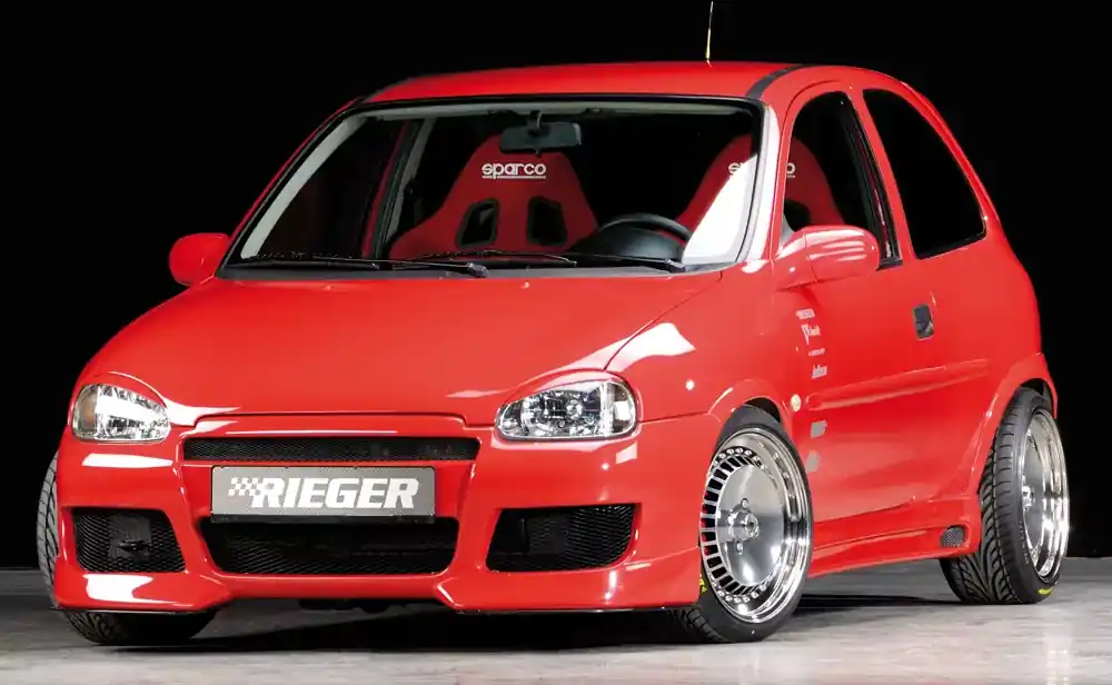 Rieger Spoilerstoßstange passend für Opel Corsa B 5-türig ab 11/1996 Heißes Angebot