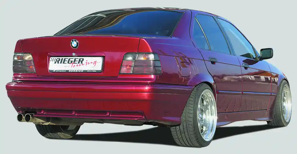 Rieger Heckeinsatz passend für BMW 3er E36 Limousine Schneller Versand