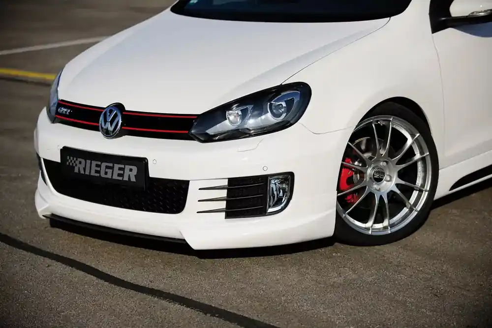 Rieger Spoilerlippe passend für VW Golf 6 GTI 5-tür. Begrenztes Angebot