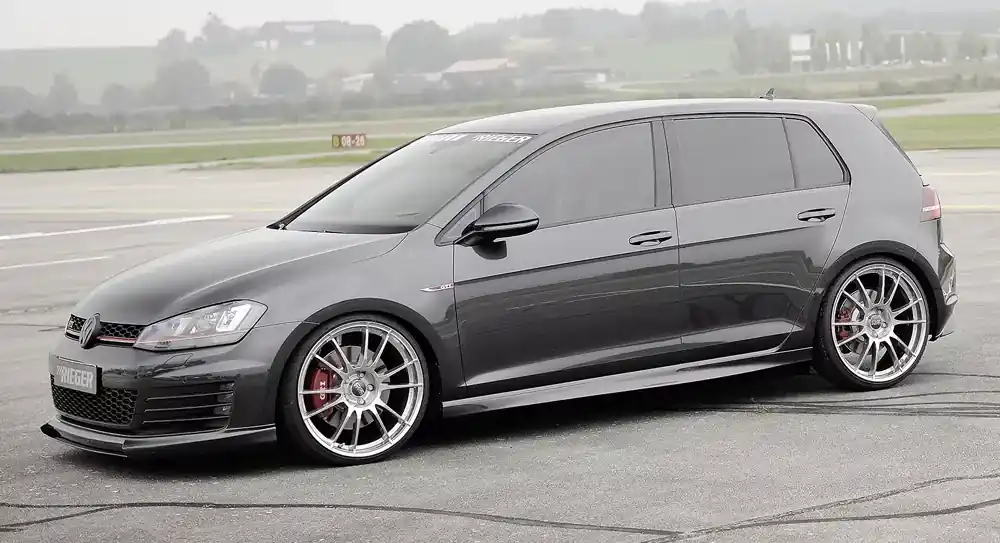 Rieger Spoilerlippe passend für VW Golf 7 GTD 5-tür. (06/2013–12/2016) Beliebt