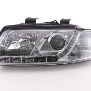 Daylight Scheinwerfer chrom passend für Audi A4 Typ 8E 01-04 Direkt Vom Hersteller