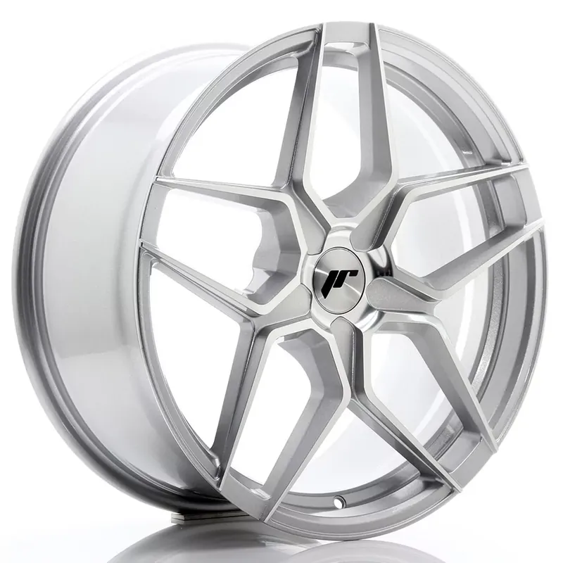 JR Wheels JR34 19x8,5 ET35 5x108 Silver Machined Alufelge Highlight