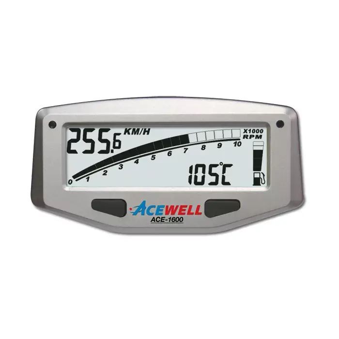 Begrenztes Angebot Acewell ACE-1600 multifunktionales Digitalinstrument Tacho mit Laptimer & Tankanzeige