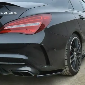 Billig Heck Ansatz Flaps Diffusor passend für Mercedes CLA A45 AMG C117 Facelift