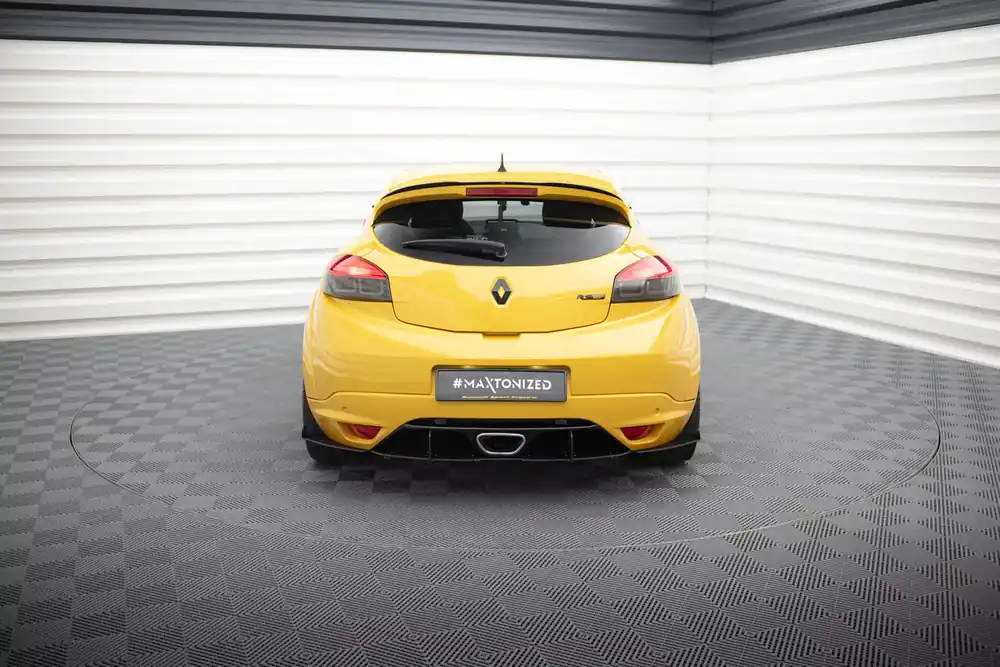 Neue Ware Heck Ansatz Flaps Diffusor passend für Renault Megane MK3 RS