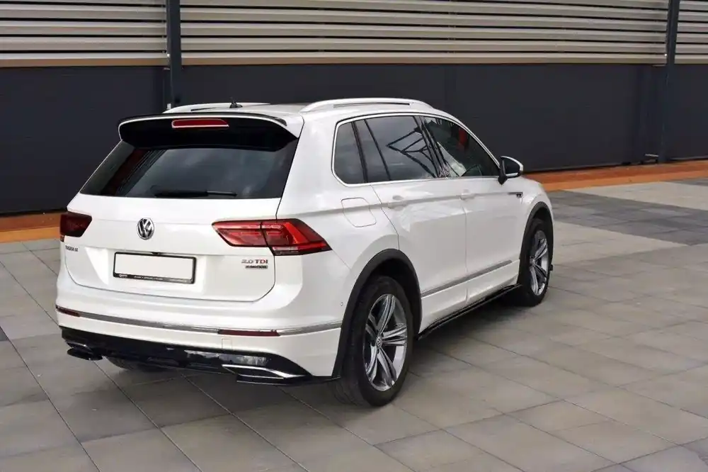 Heck Ansatz Flaps Diffusor passend für VW Tiguan Mk2 R-Line Ausverkauf