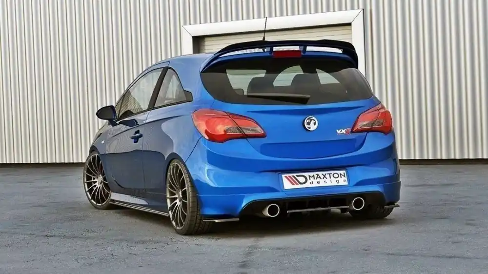 Heck Ansatz Flaps Diffusor passend für Opel Corsa E OPC / VXR Finale Aktion