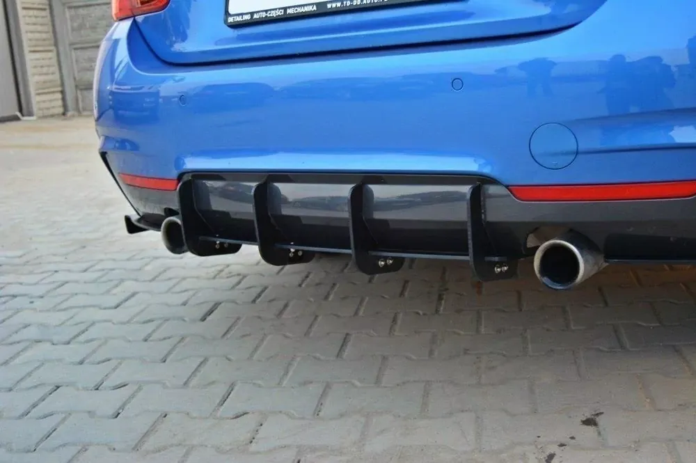 Günstig Heckdiffusor passend für BMW 4er Coupe / Gran Coupe / Cabrio M-Paket F32 / F36 / F33
