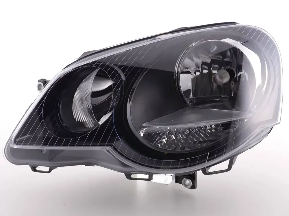Scheinwerfer links passend für VW Polo 9N3 05-09 schwarz Solange Der Vorrat Reicht
