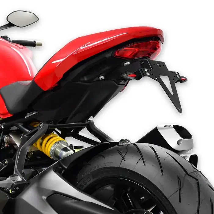 Kennzeichenhalter passend für Ducati M797/M821/M1200/S verstellbar inkl. Reflektorhalter Markenware