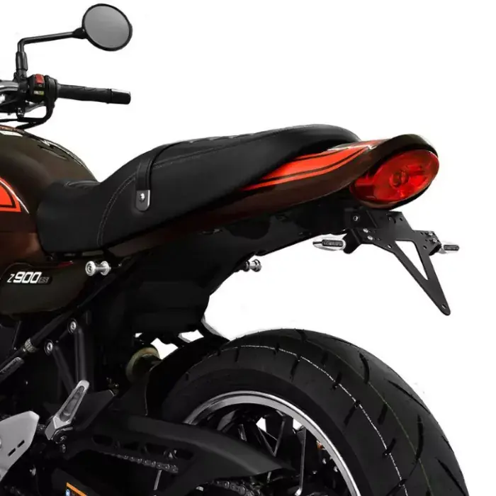 Kennzeichenhalter passend für Kawasaki Z900RS (18-19) verstellbar schwarz inkl. Reflektorhalter Billig