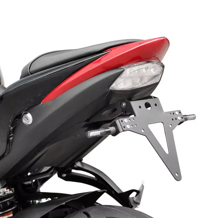 Kennzeichenhalter passend für Suzuki GSX-S 750/1000/F ab 2015, verstellbar, schwarz, inkl. Reflektorhalter Online Kaufen