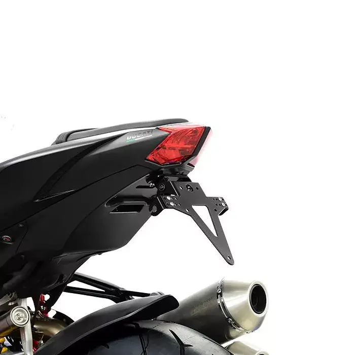 Kennzeichenhalter passend für Ducati Streetfighter 848 1098/S verstellbar inkl. Reflektorhalter Rabatt