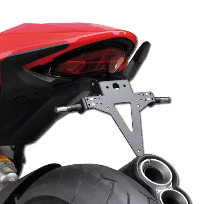 Kennzeichenhalter passend für Ducati Monster 1200/S (14–16) verstellbar schwarz inkl. Reflektorhalter Top-Seller