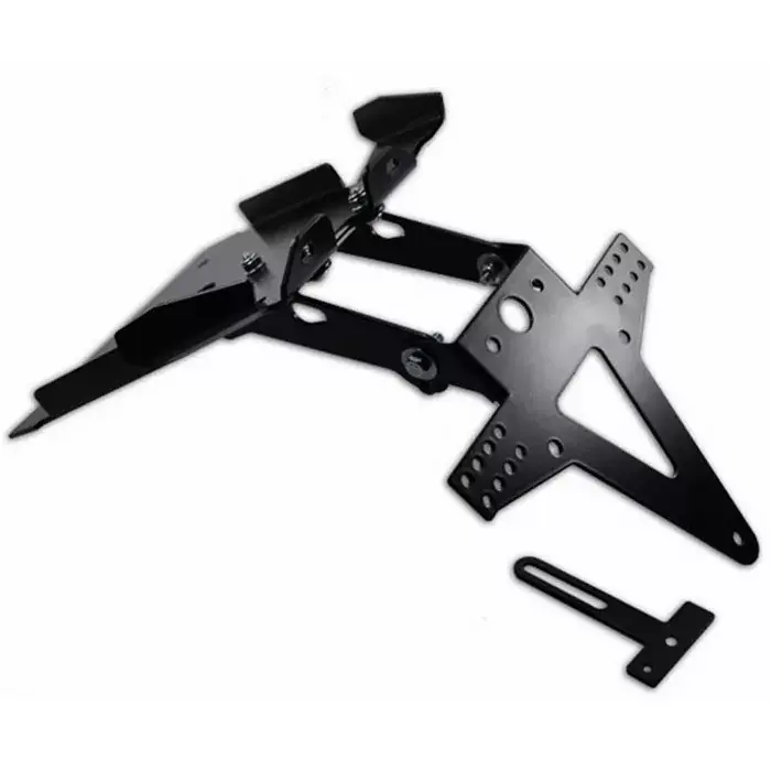 Neue Kollektion Kennzeichenhalter passend für Ducati Monster 696 (08-14) schwarz verstellbar inkl. Reflektorhalter