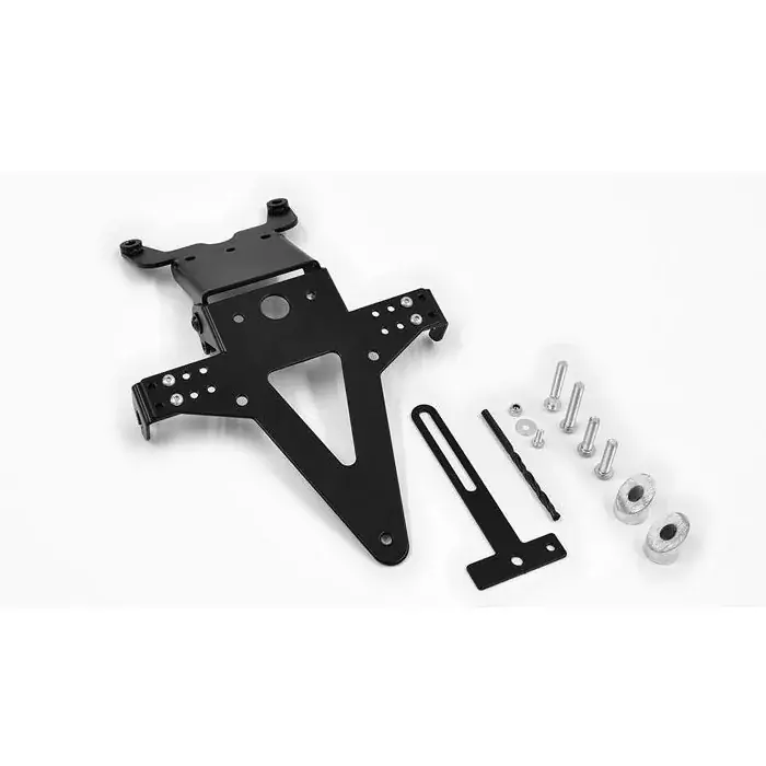Preisreduziert Kennzeichenhalter passend für KTM Super Duke 990R 07-11 verstellbar schwarz inkl. Reflektorhalter