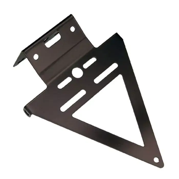 Kennzeichenhalter passend für Triumph Sprint ST 1050 (05-10), starr, schwarz, Maße B 195 x 180 mm Expressversand