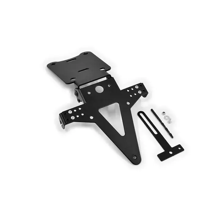 Kennzeichenhalter passend für BMW R1200S 06-08 verstellbar schwarz inkl. Reflektorhalter Direkt Vom Hersteller