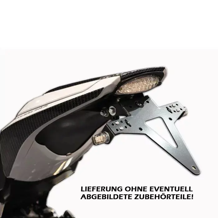 Finale Aktion Kennzeichenhalter passend für HONDA CBR1000RR (08-09) verstellbar schwarz inkl. Reflektorhalter