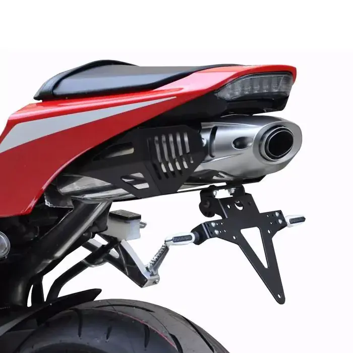 Finale Aktion Kennzeichenhalter passend für Honda CBR 600RR 13-17 verstellbar schwarz inkl. Reflektorhalter