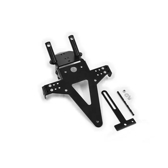 Sofort Bestellen Kennzeichenhalter passend für Kawasaki ZX-10R 11-15 verstellbar schwarz inkl. Reflektorhalter
