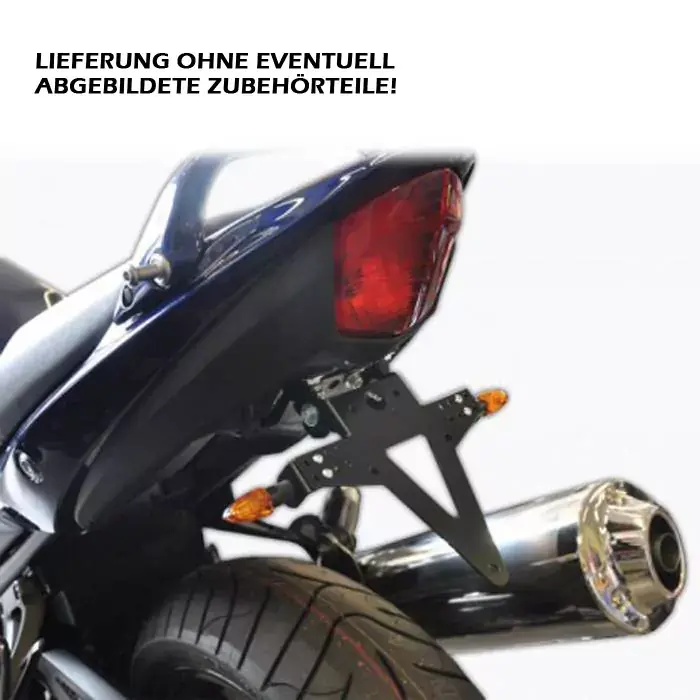 Meistverkauft Kennzeichenhalter passend für Suzuki Bandit GSF650/S 09-16 & GSF1250/N 10-16, verstellbar, inkl. Reflektorhalter