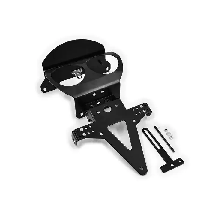 Kennzeichenhalter passend für Suzuki GSR 600 (06-11) verstellbar schwarz Ausverkauf