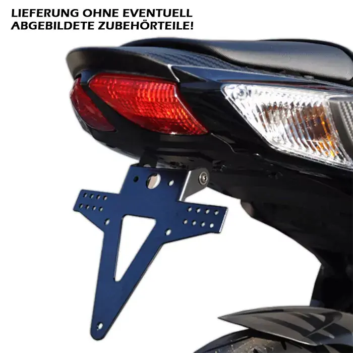 Top-Seller Kennzeichenhalter passend für Suzuki GSX-R 600/750 11-18 verstellbar schwarz