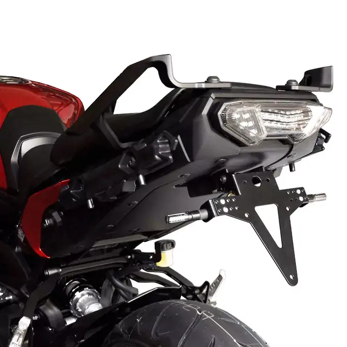 Kennzeichenhalter passend für Yamaha MT-09 Tracer 15-19 verstellbar schwarz inkl. Reflektorhalter Knallerangebot