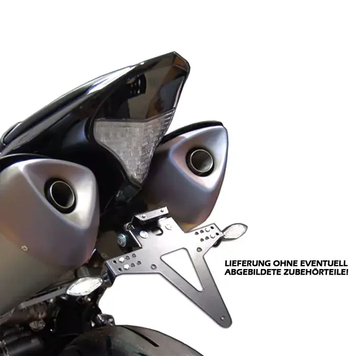 Direkt Vom Hersteller Kennzeichenhalter passend für Yamaha R1 09-14 verstellbar schwarz inkl. Reflektorhalter