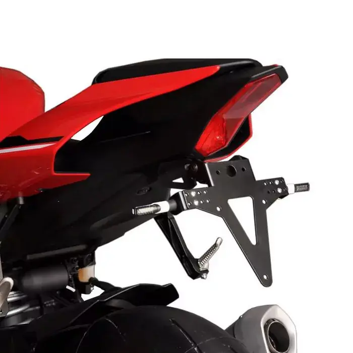 Kennzeichenhalter passend für YAMAHA R1/M 15-18 verstellbar schwarz inkl. Reflektorhalter Sonderaktion