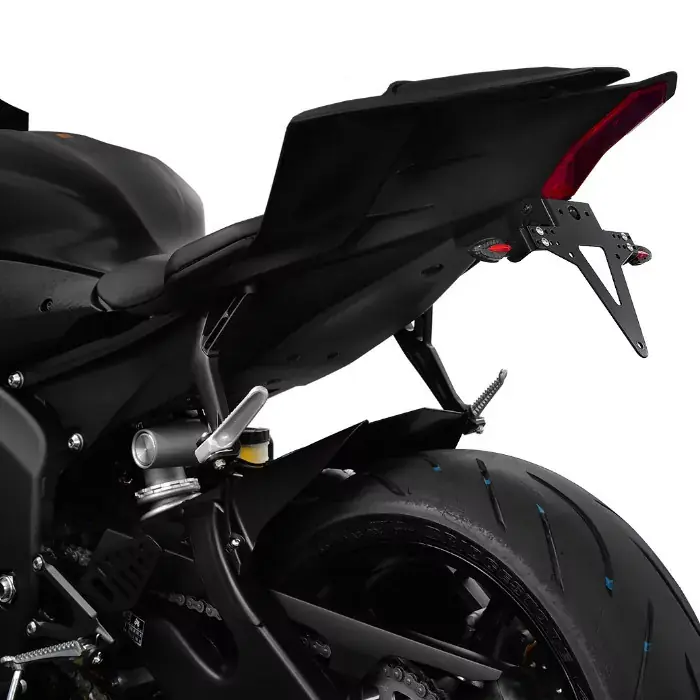 Kennzeichenhalter passend für Yamaha R6 17-18 verstellbar schwarz inkl. Reflektorhalter Begrenztes Angebot