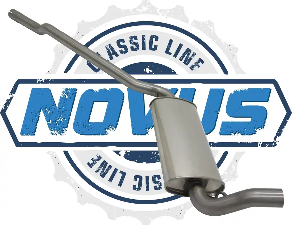 Novus Classic Line Edelstahl Vorschalldämpfer passend für Audi 80, 90 2.0/2.2/2.3 Direktkauf