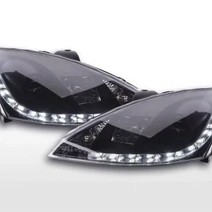 Daylight LED Scheinwerfer Set schwarz passend für Ford Focus 1 C170 Super-Preis