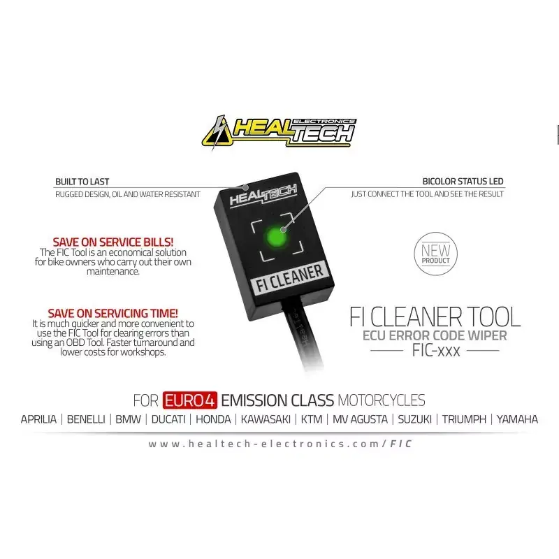 Letzte Chance Healtech FI Cleaner Tool FIC-K01 passend für Kawasaki Motorräder
