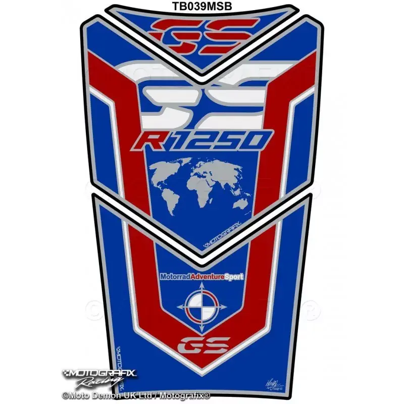 Motografix 3D Gel Tank Pad TB039MSB passend für BMW R 1250 GS Adventure Top-Preis