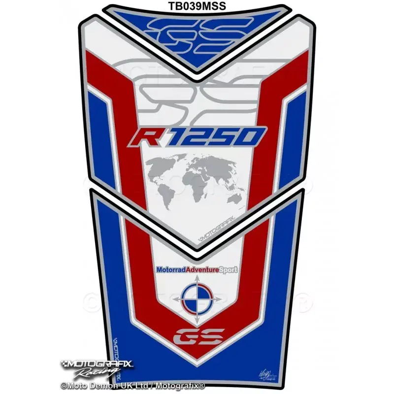 Motografix 3D Gel Tank Pad Protector passend für BMW R 1250 GS Adventure TB039MSS Nur Für Kurze Zeit