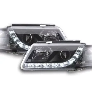 Zertifiziert Daylight LED Scheinwerfer Set schwarz passend für VW Passat 3B 97-00