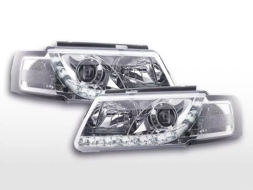 Nur Für Kurze Zeit Daylight LED Scheinwerfer Set chrom passend für VW Passat 3B 97-00